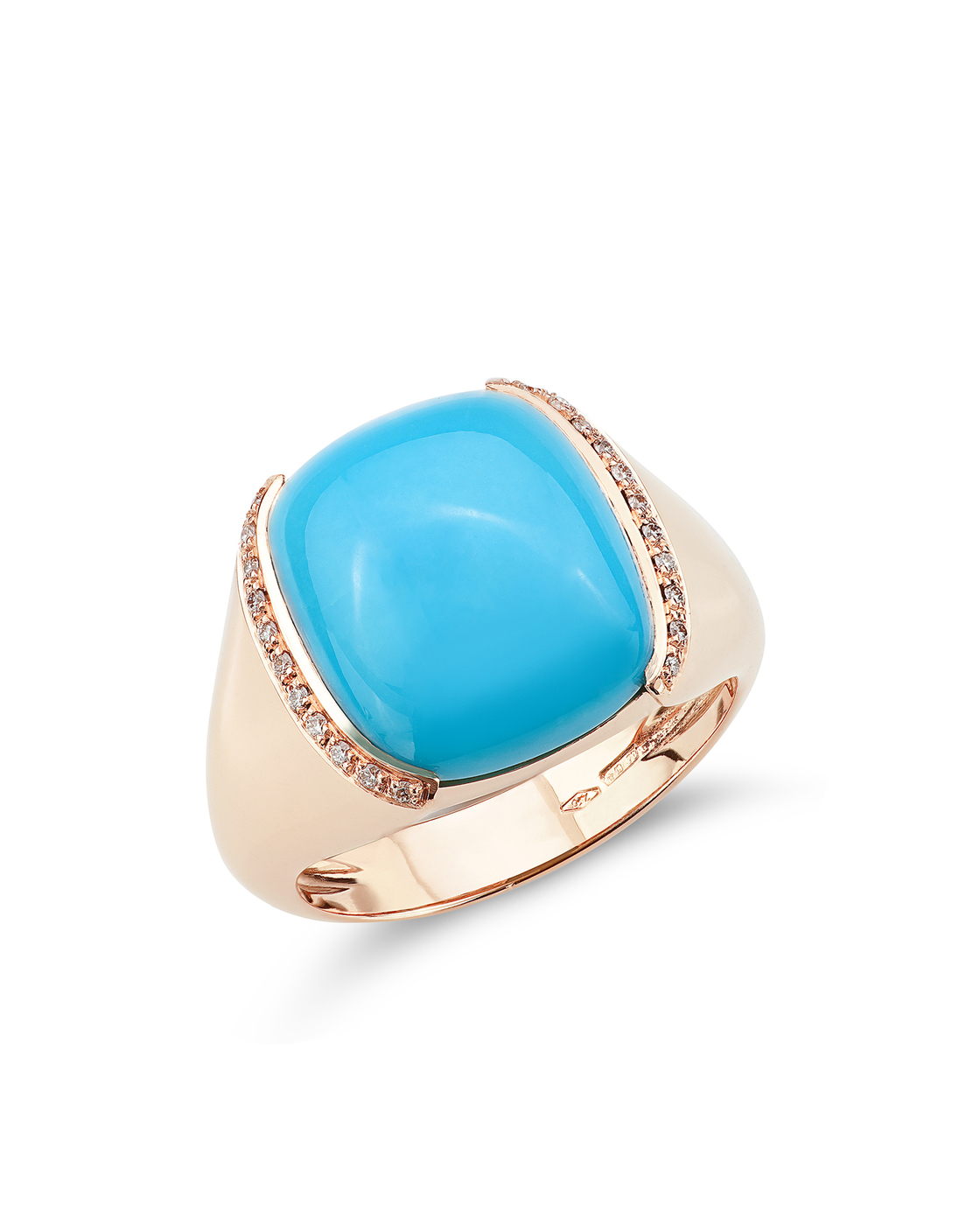 Anello oro new arrivals e turchese