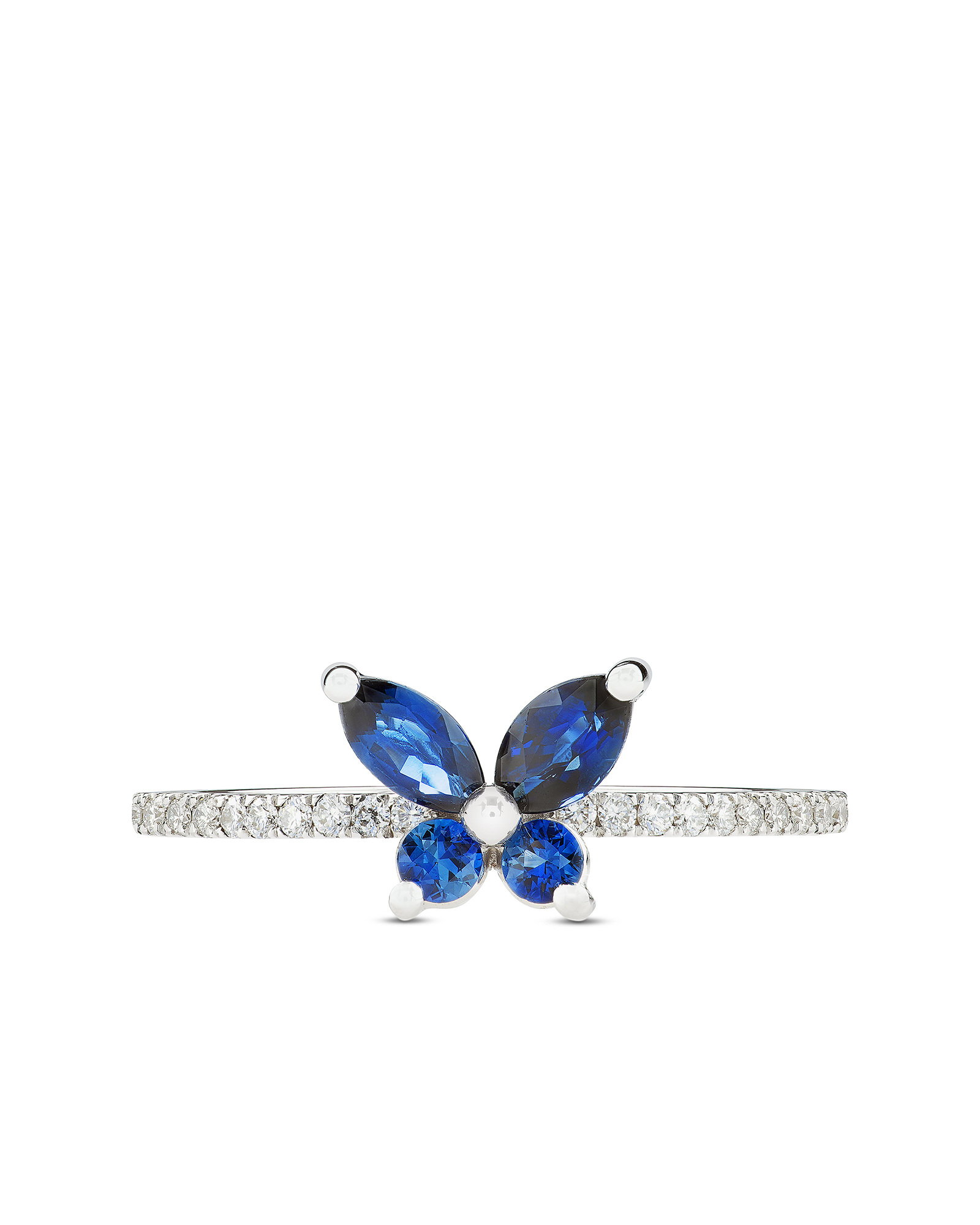 Butterfly sapphire ring on sale